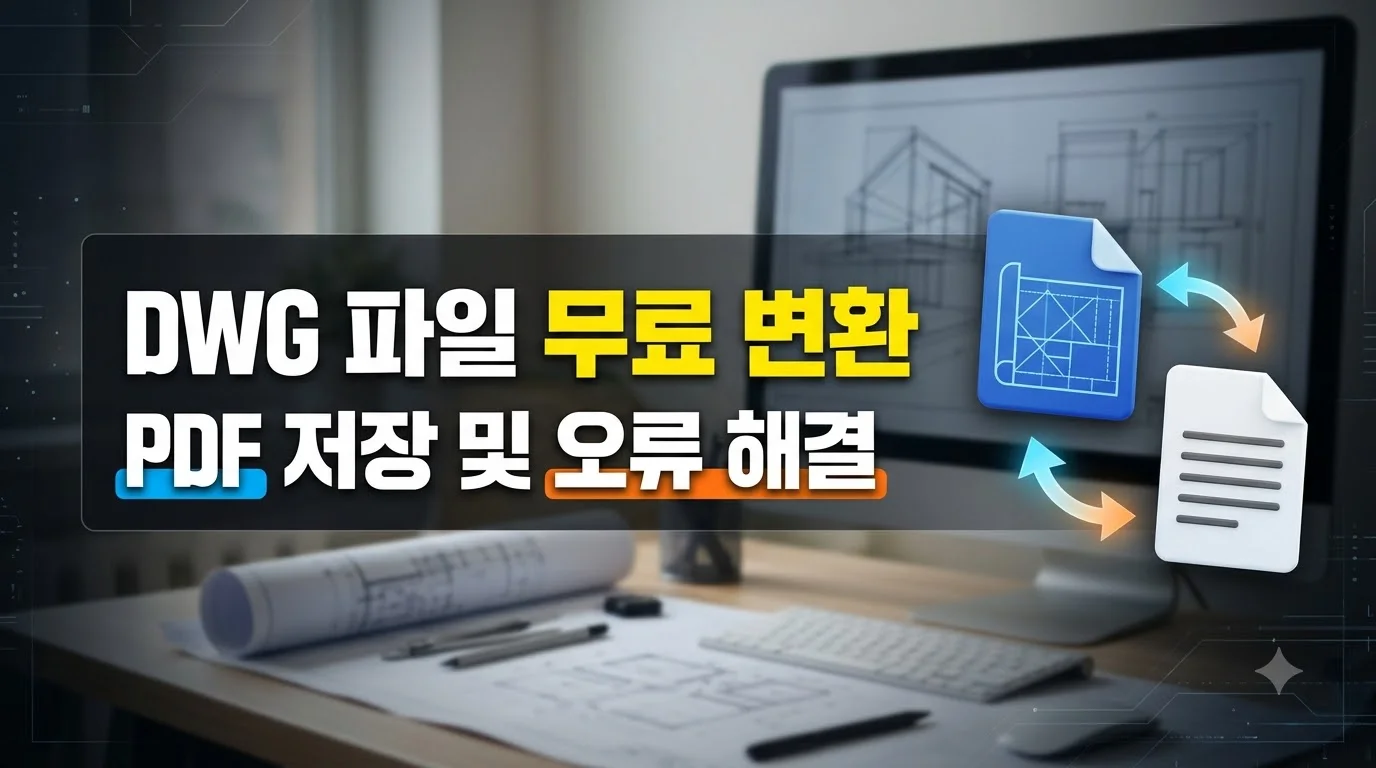 dwg파일pdf변환